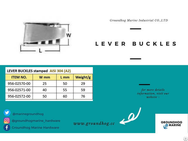Lever Buckles 956 02570 00