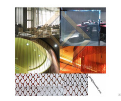 Interior Decorative Coil Mesh Curtain Drapery