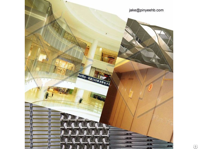 Stainless Steel Exterior Facade Woven Mesh