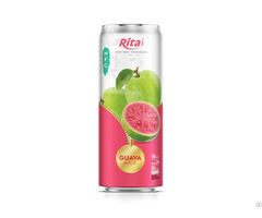 320ml Cans Guava Fruit Juice Not From Concentrate