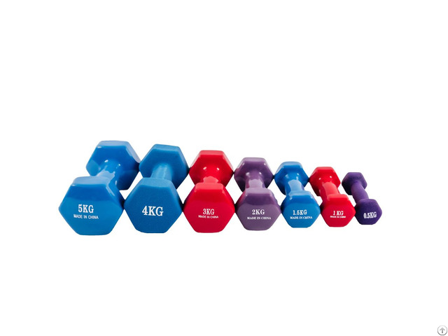 Neoprene 20lb Cheap Rubber Hex Dumbbell Set For Women