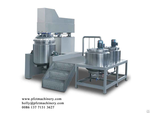 Zjr-250 Vacuum Emulsifying Mixer For Creams