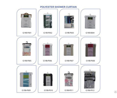 Ployester Peva Pvc Shower Curtain