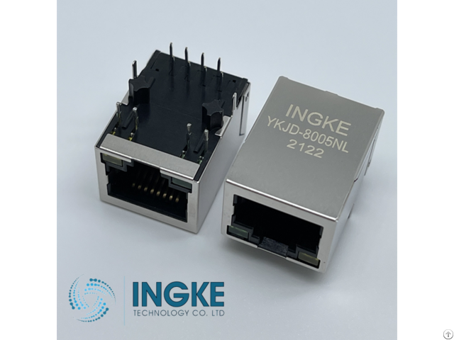 Ingke Ykjd 8005nl Replace Hr913550ae 1 Port Through Hole Rj45 Pcb 100 Base T Conn Magjack