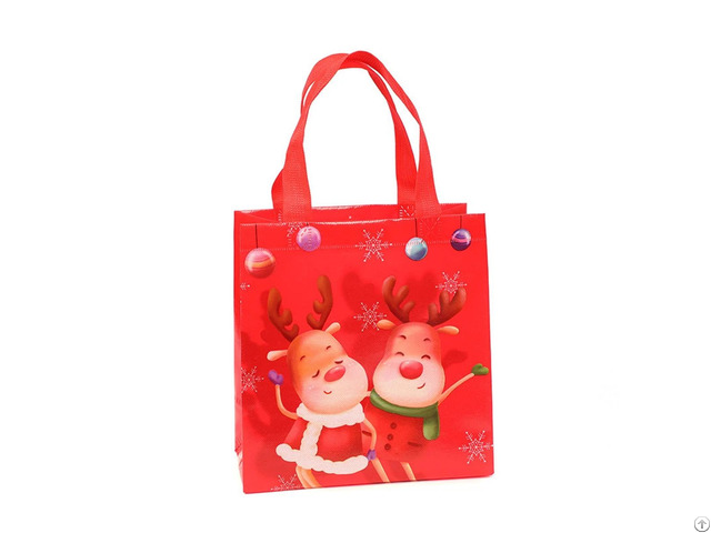 Pp Non Woven Shopping Garment Gift Laminated Tote Bag For Christmas Customized Logo