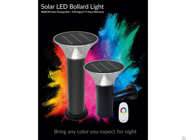 Ik10 Vandal Resistant Solar Bollard Light