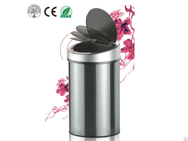 Outdoor Metal Rubbish Trash Can Waste Bin Gyt50 4b S