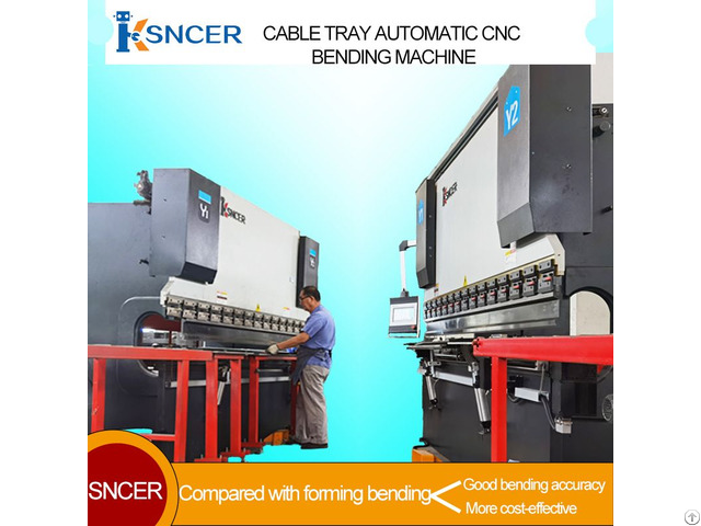 80t2500 Sncer Cable Tray Automatic Cnc Bending Machine