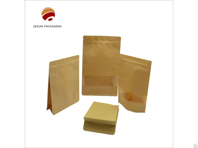 Stand Up Kraft Paper Bag