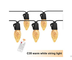 Outdoor Waterproof Warm White Strawberry String Light