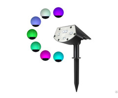 Coloured Solar Ground Lamp