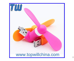 Otg Gadgets Mini Usb Fan Strong Soft Wind