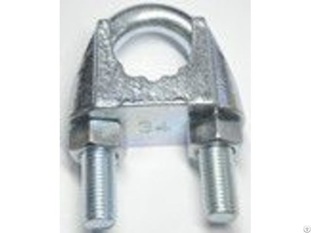 Din 741 Malleable Wire Rope Clips With Groove Zinc Plated