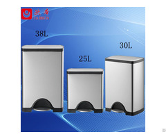 30l Slow Closing Fashional Square Foot Pedal Garbage Bin Jc30 A