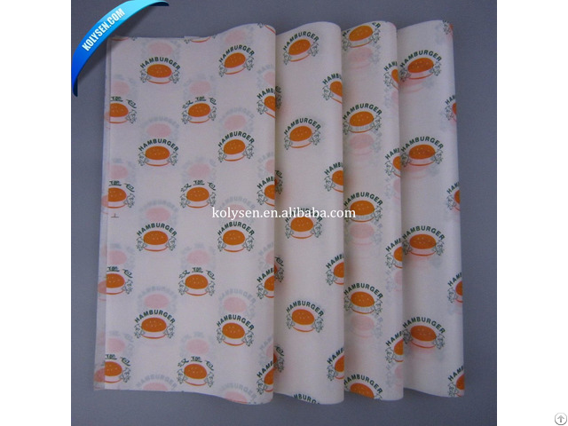 Hamburger Wrapper Greaseproof Paper