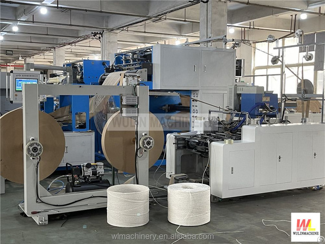 Square Bottom With Twisted Handles Inline Paper Bag Machine