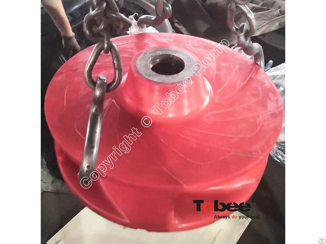 Tobee Rsl30147bru38 Polyurethane Impeller Is For 300 Fl Slurry Pump