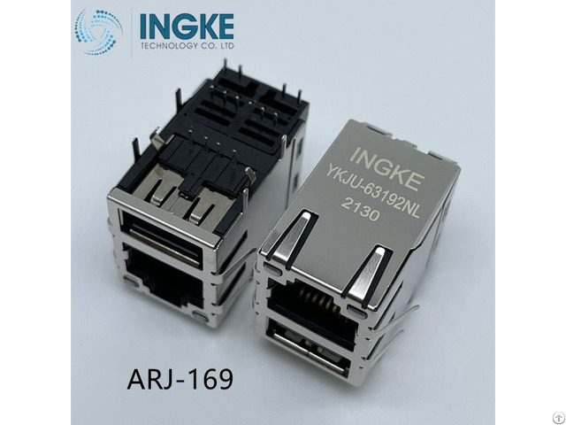 Ingke Ykju 63192nl Direct Substitute Abracon Arj 169 Modular Connectors Jacks