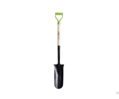 Garden Tools Drain Spade Wood Handle Shovel With D Grip