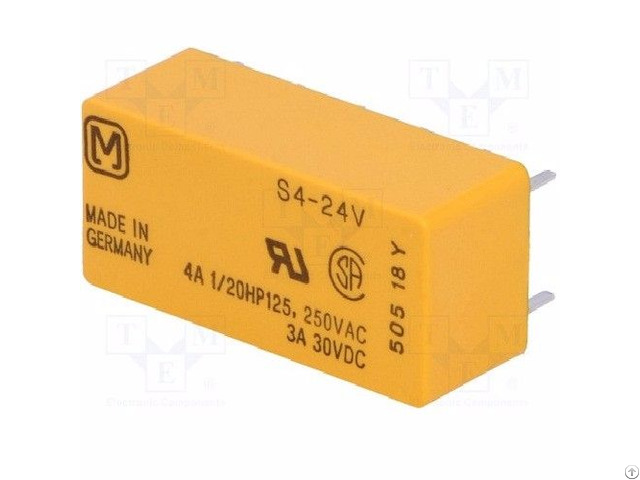 Series Non Latching Power Relay S4 24vdc