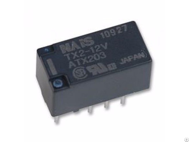 2a 12vdc Dpdt Non Latching Pcb Signal Relays Tx2 12v