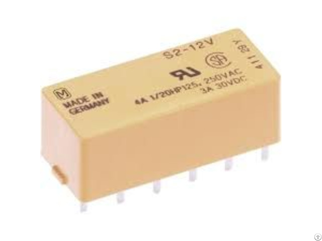 Non Latching S Series Power Relay S2 12vdc