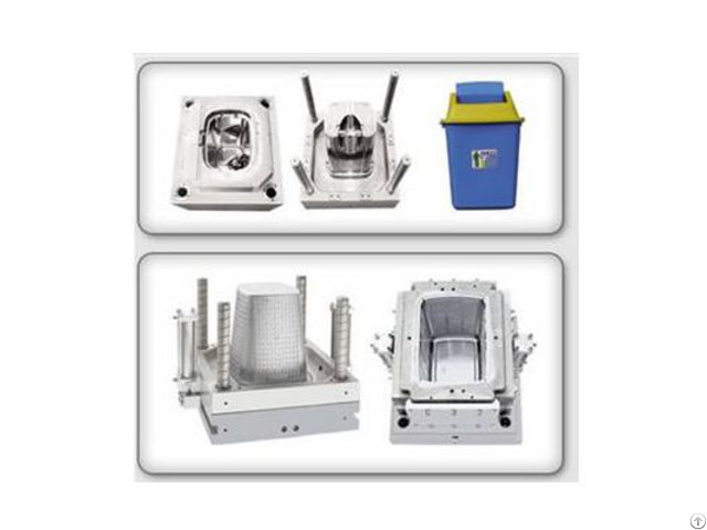 Plastic Office Dustbin Injection Mold Maker