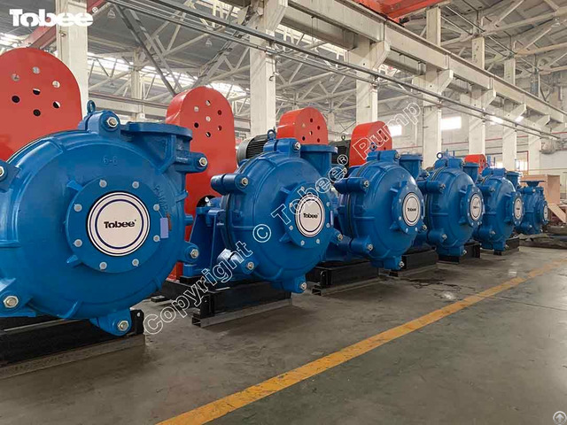 Tobee Ahr Rubber Lined Slurry Pumps