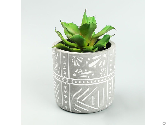 European Style Simple And Creative Concrete Flower Pot Cement Planter Wholesale
