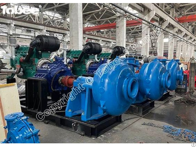 Tobee Diesel Engine Driven Dredging Pumps With Gearbox