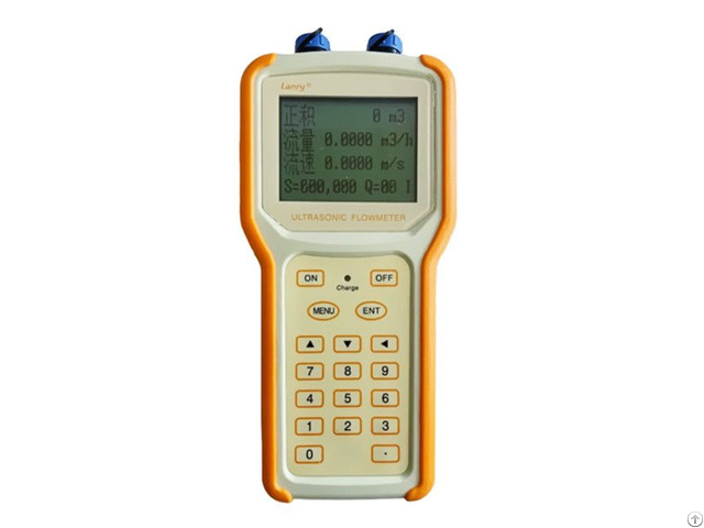 Handheld Transit Time Ultrasonic Flow Meter For Water