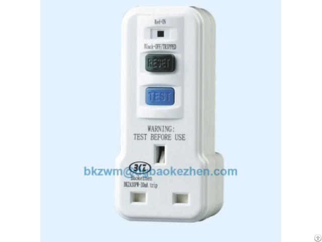 Uk 13a 30ma Rcd Portable Adaptor