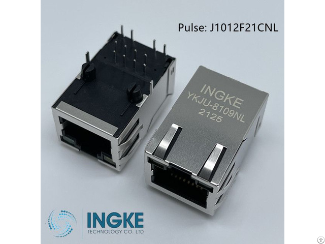 Ykju 8109nl Cross Pulse J1012f21cnl Modular Ethernet Connectors 1x1 Rj45 Jack