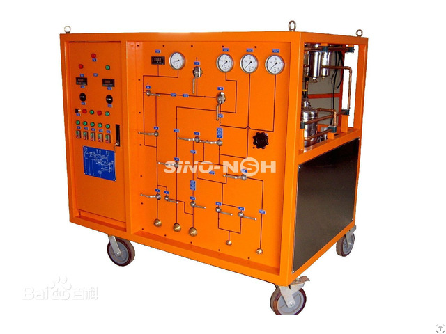 Recycling And Charging Device For Sulfur Hexafluoride Gas