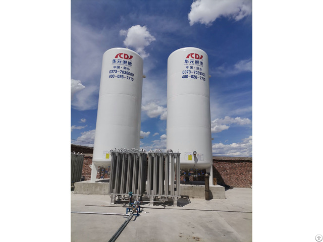 10m3 Vacuum Power Insulated Tank Cryogenic Liquid Co2 Storage For Filling Station