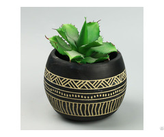 Creative Line Geometric Concrete Planter Succulent Plant Pot Wholesale