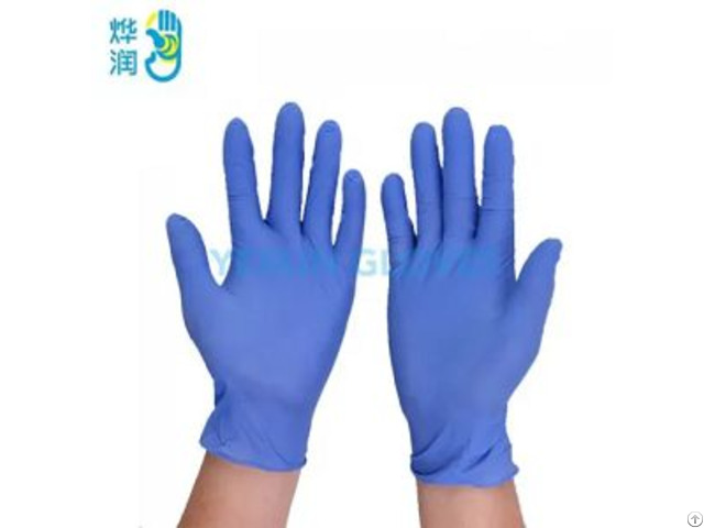 Pvc Powder Disposable Synthetic Nitrile Gloves