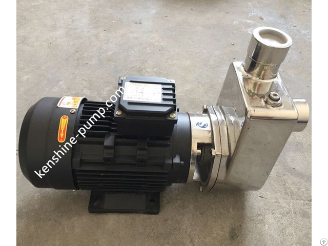 Stainless Steel Semi Open Imepller Self Priming Pump