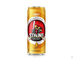 330ml Canned Strong Energy Drink With Ginseng Original From Rita Beverage