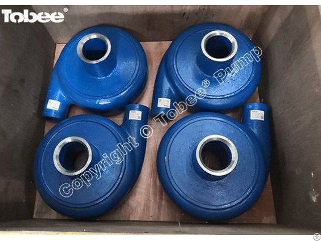 Tobee® Volute Liner Of 3 2cc Ah Slurry Pump Wetted End Parts