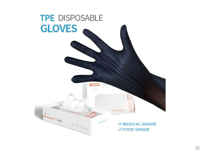 Household Plastic Disposable Tpe Gloves