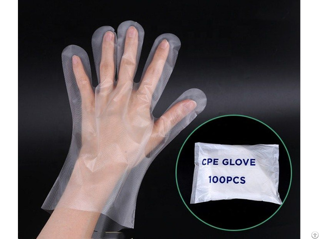 Cheap Price Disposable Kitchen Food Cpe Material Gloves