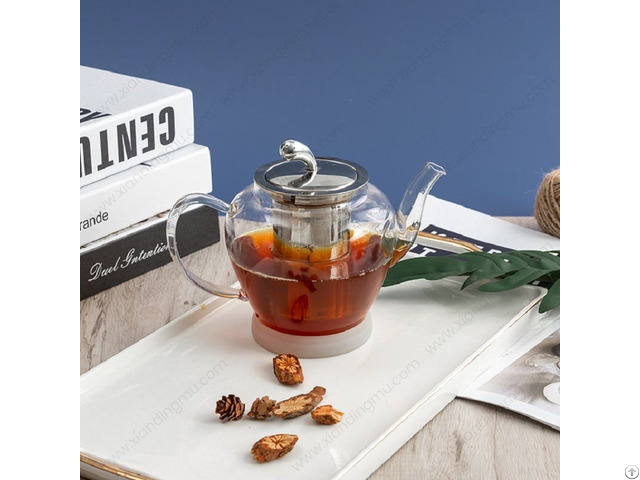 Glass Teapot With Removable Infuser