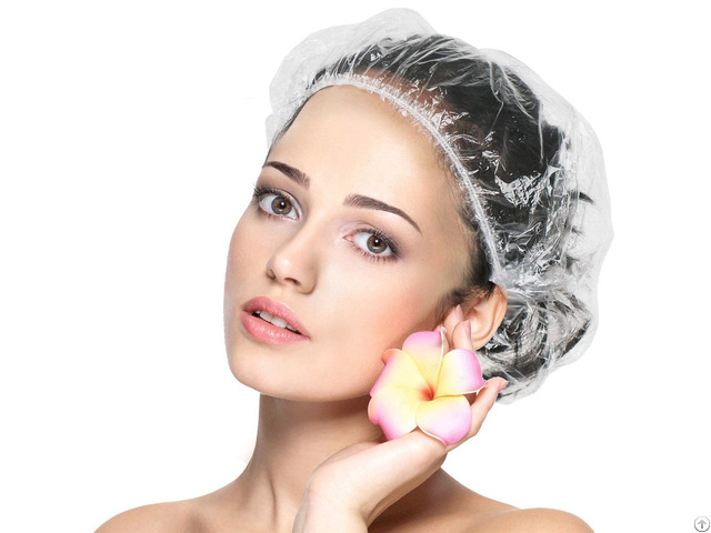 Pe Plastic Hotel Transparent Waterproof Personalized Disposable Bathing Shower Cap