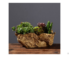 Wholesale Resin Flower Pot Plant Planter Garden Decoration 02