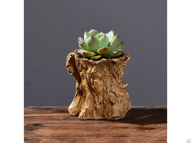 Wholesale Resin Flower Pot Plant Planter Garden Decoration 04