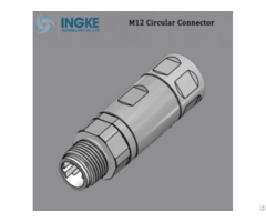 Conec 43 00415 M12 Circular Metric Connector Male Field Attachable Shielded