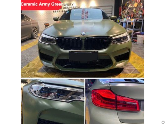 Green Chrome Car Vinyl Wrap