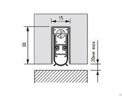 Automatic Drop Down Seal Sn 15x30
