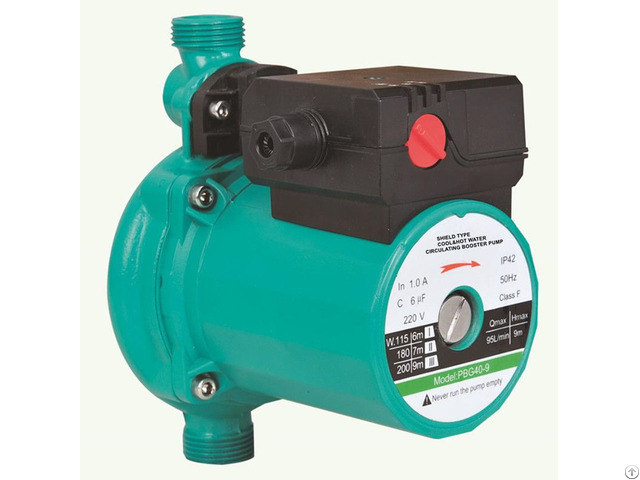 Pbg Shield Type Hot Water Circulation Booster Pump